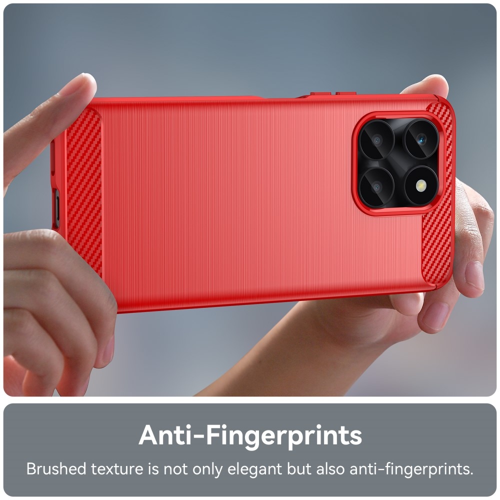 Szénálló zselés tok a Honor X6a készülékhez - piros