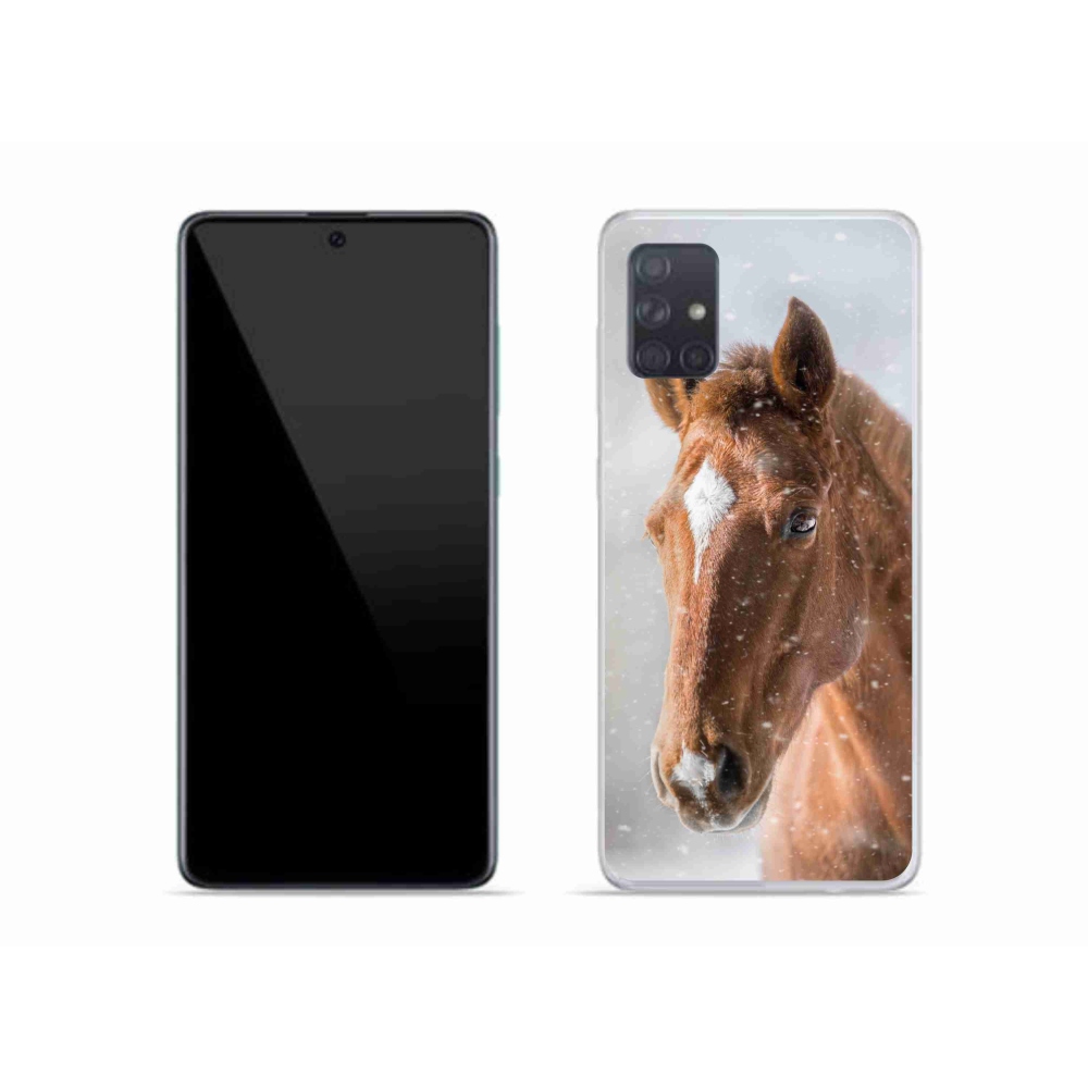 Zselés borítás mmCase Samsung Galaxy A51 - barna ló 2