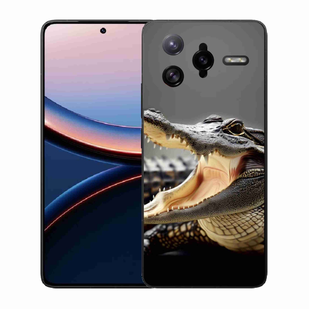 Gél borítás mmCase a Xiaomi Poco F7 Ultra számára - krokodil