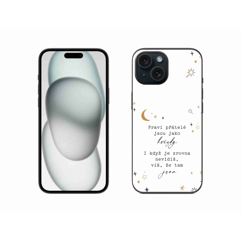 Gél borítás mmCase iPhone 15 - idézem 6 fehér háttér