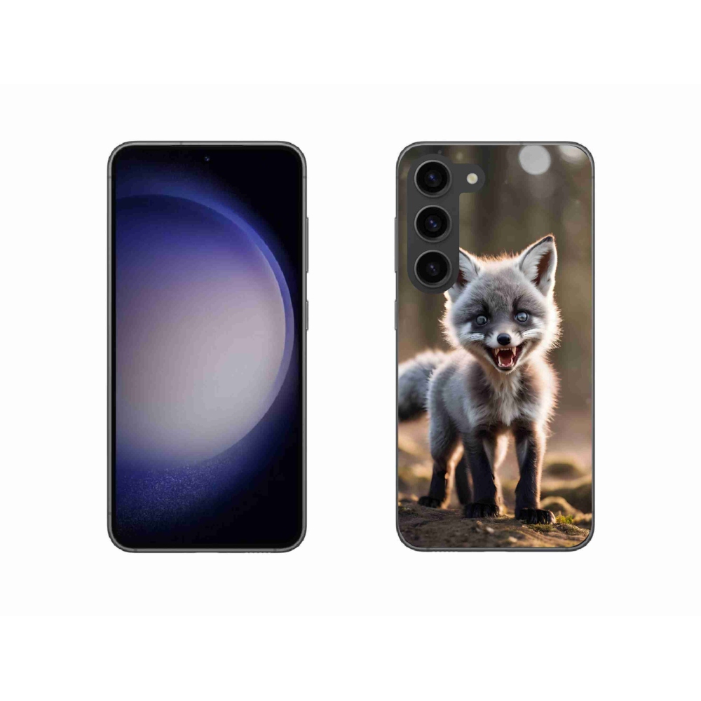 Gél borító mmCase Samsung Galaxy S23 5G - angry fox - Samsung Galaxy S23 5G - angry fox