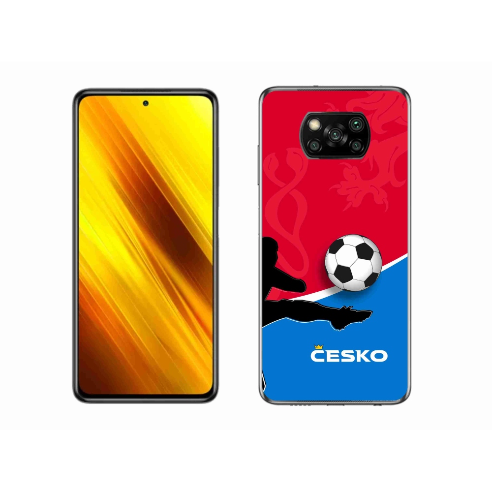 Gél borítás mmCase a Xiaomi Poco X3 Pro - futball Csehország 2