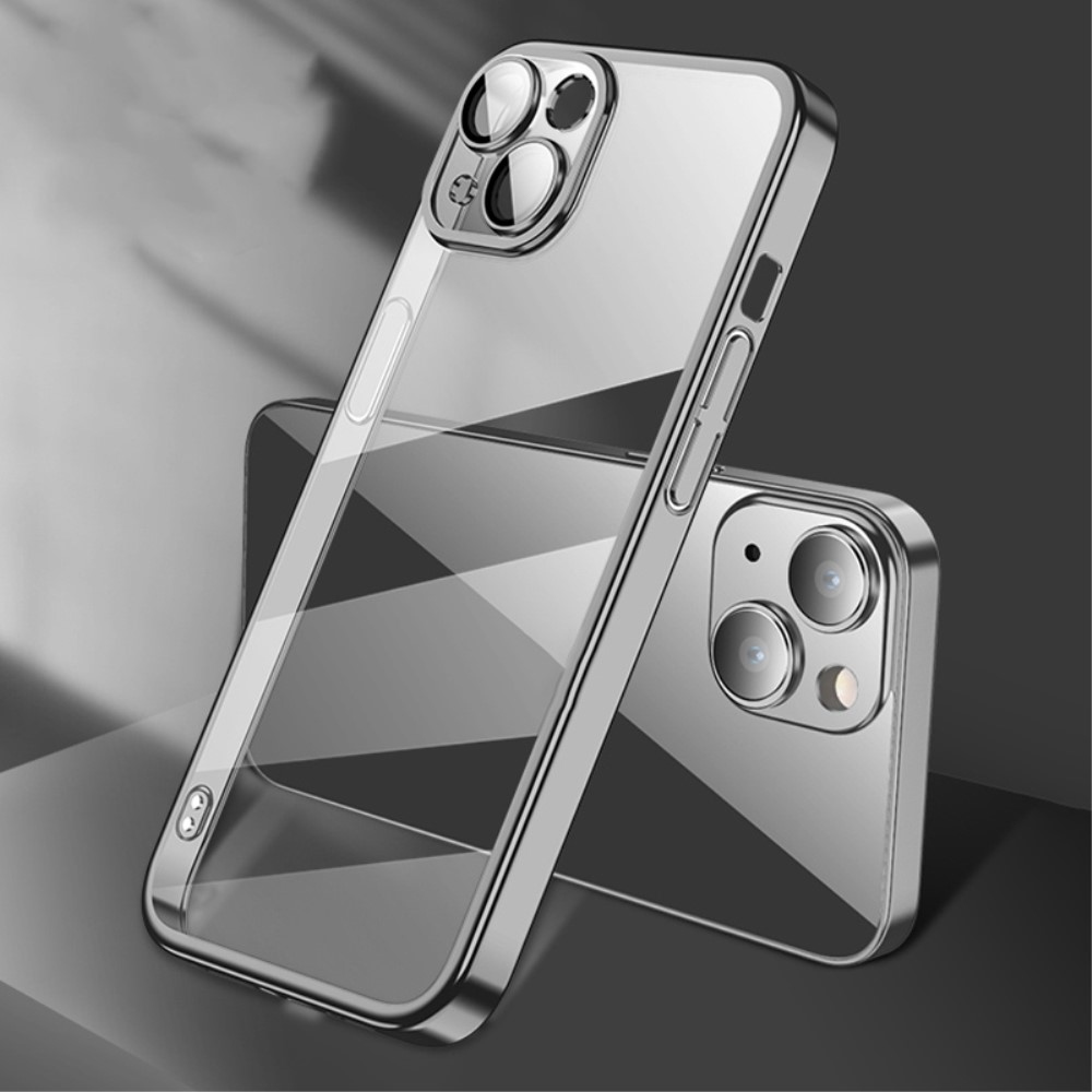 X-Level zselés tok fix hátlappal iPhone 15 készülékhez - fekete