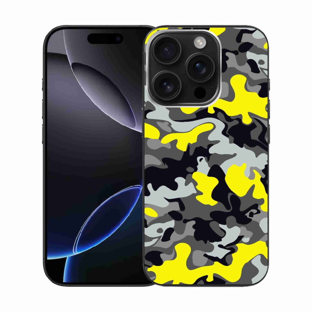 Zselés borítás mmCase iPhone 16 Pro készülékhez - terepszínű minta 6