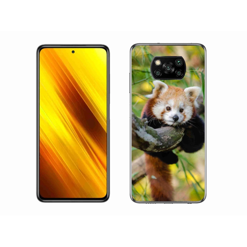 Gél borítás mmCase a Xiaomi Poco X3-hoz - panda piros