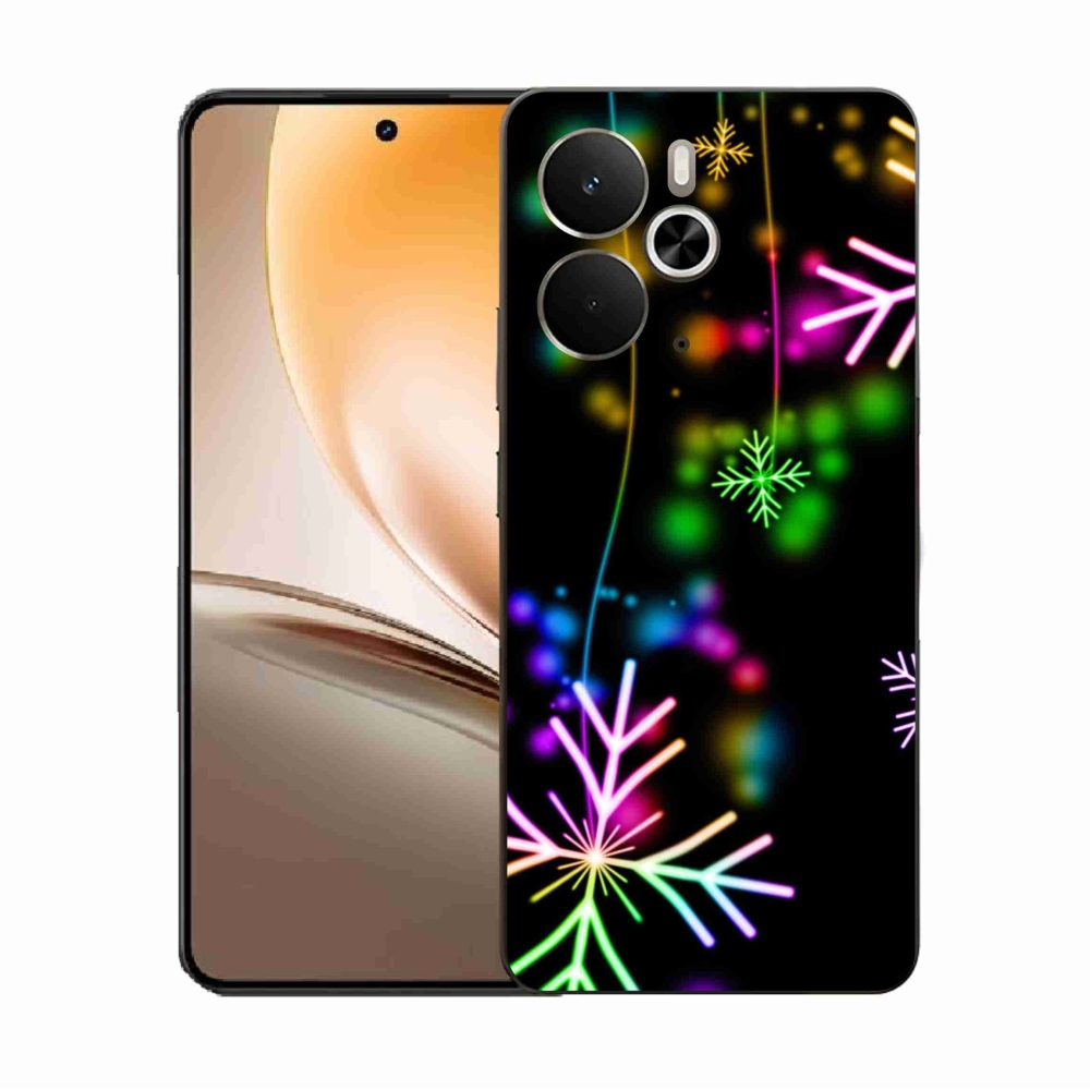 Gél borítás mmCase a Realme 14 5G/14T 5G készülékhez - színes pelyhekkel