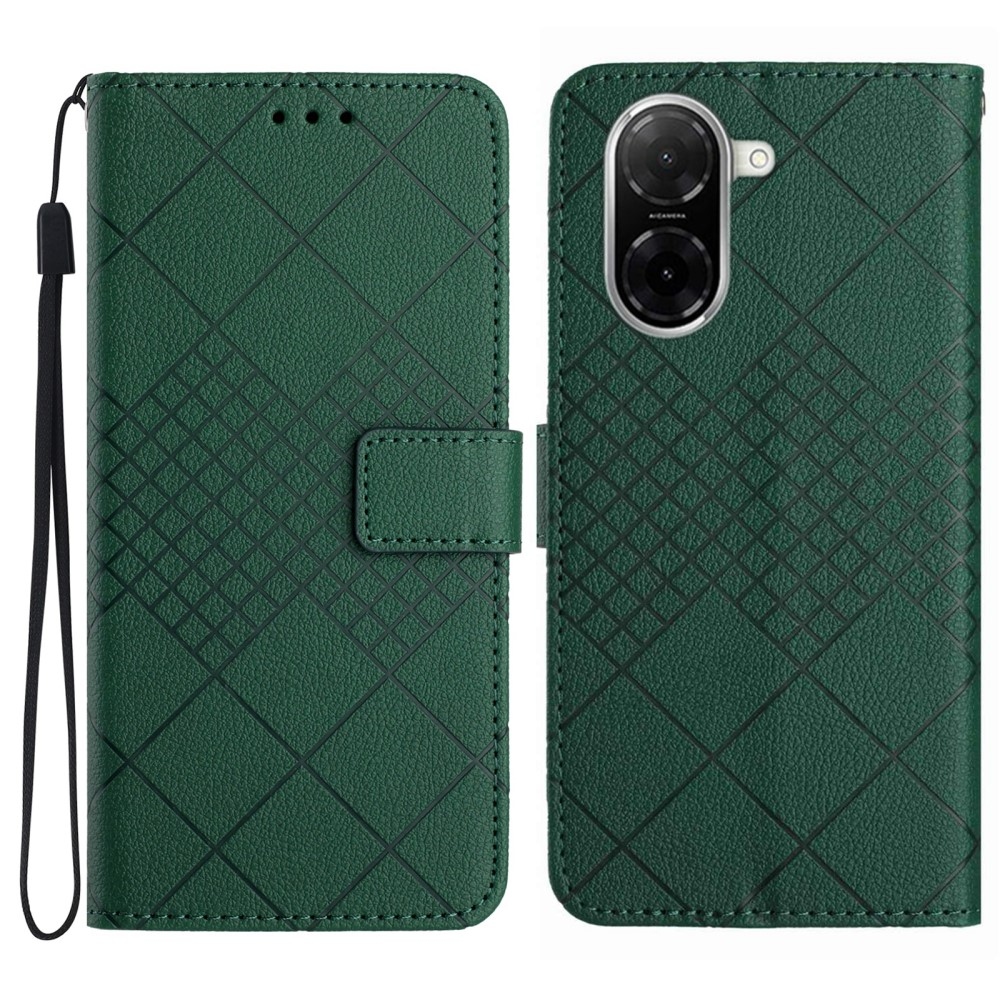 Fóliás könyvtáska Xiaomi Redmi A5 (173.45x79.35x8.45mm) - zöld színű