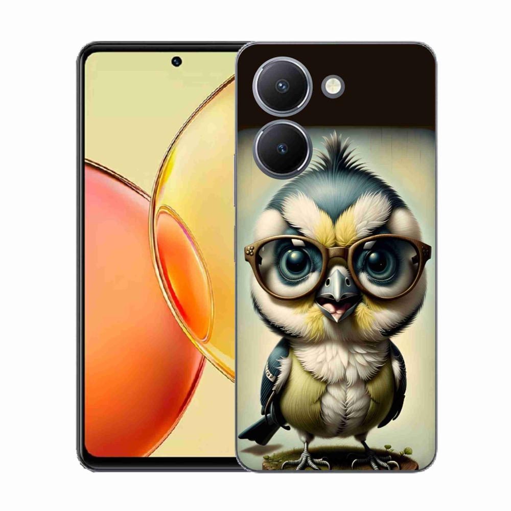 Zselés borítás mmCase a Vivo Y36-hoz - cub szemüveggel