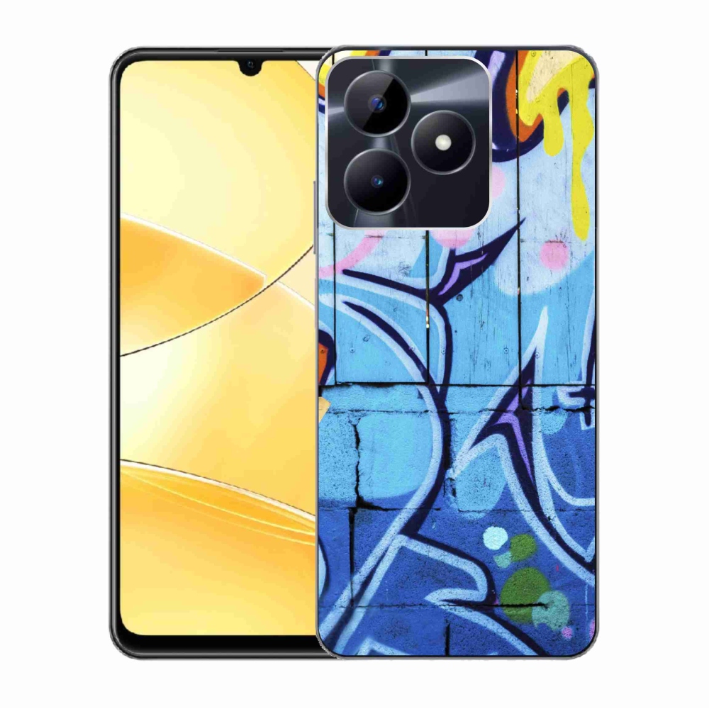 Gél borító mmCase a Realme C51/C53 készülékhez - graffiti