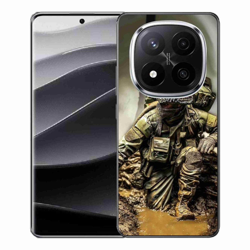 Gél borítás mmCase a Xiaomi Redmi Note 14 Pro+ 5G - katonás