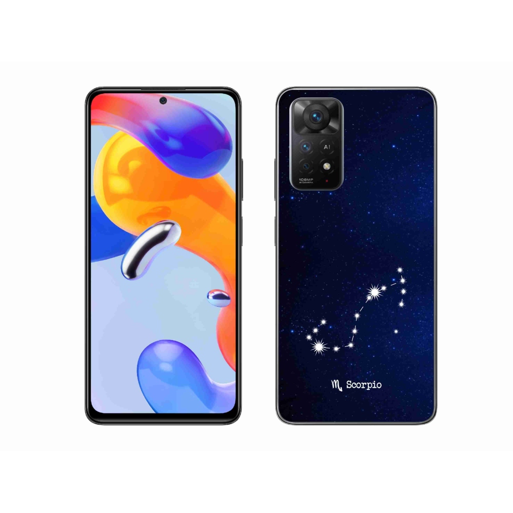 Gél borítás mmCase a Xiaomi Redmi Note 11 Pro 4G/5G számára - Skorpió csillagkép