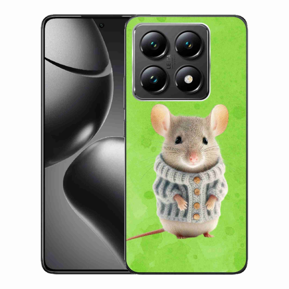 Gél borítás mmCase a Xiaomi 14T-hez - egér pulóverben