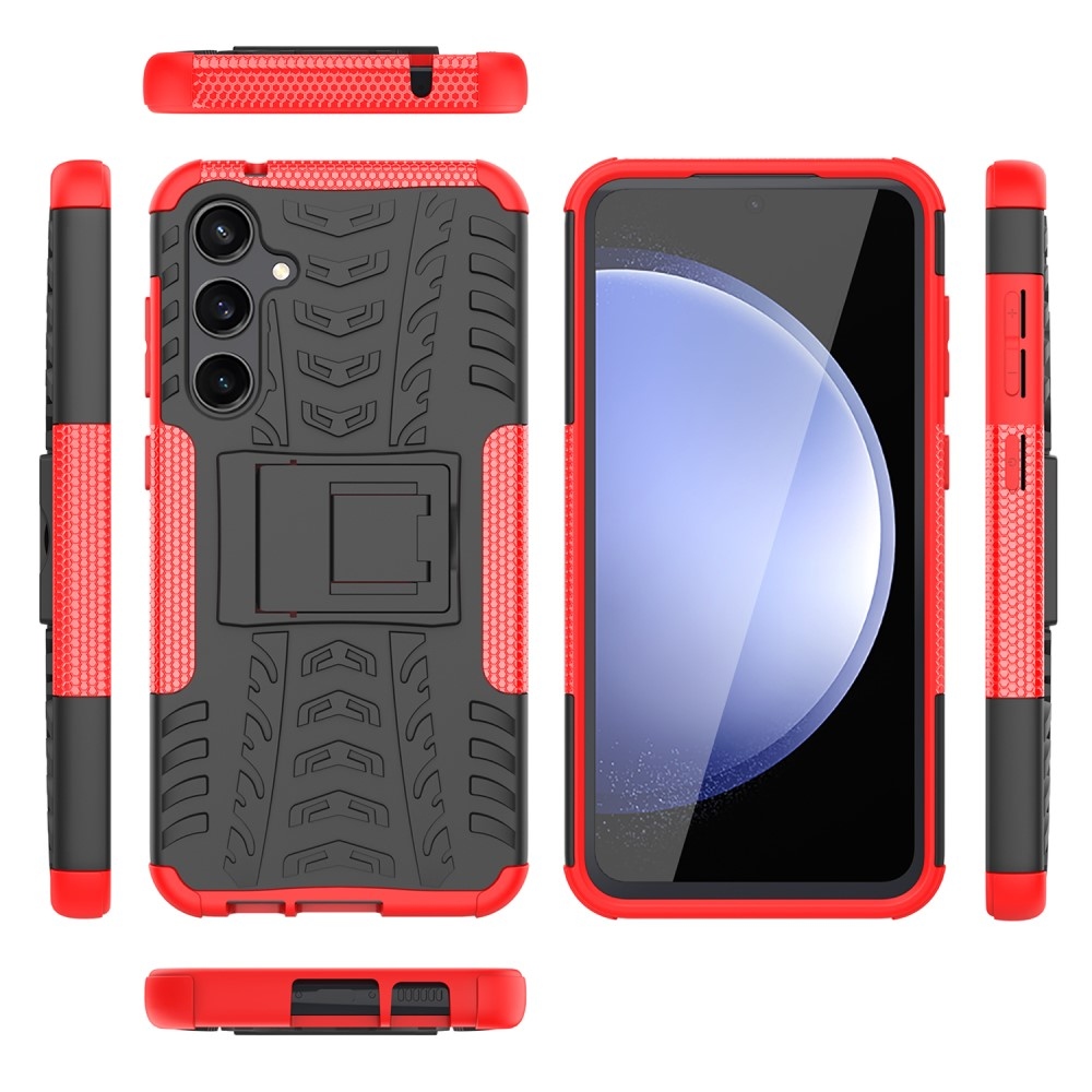 Rúgásálló borítás Samsung Galaxy S23 FE készülékhez - piros