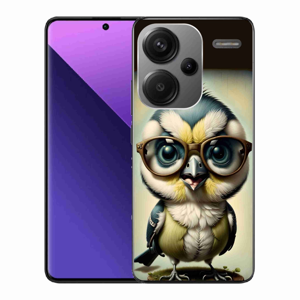 Gél borítás mmCase a Xiaomi Redmi Note 13 Pro+ 5G - kölyök szemüveggel