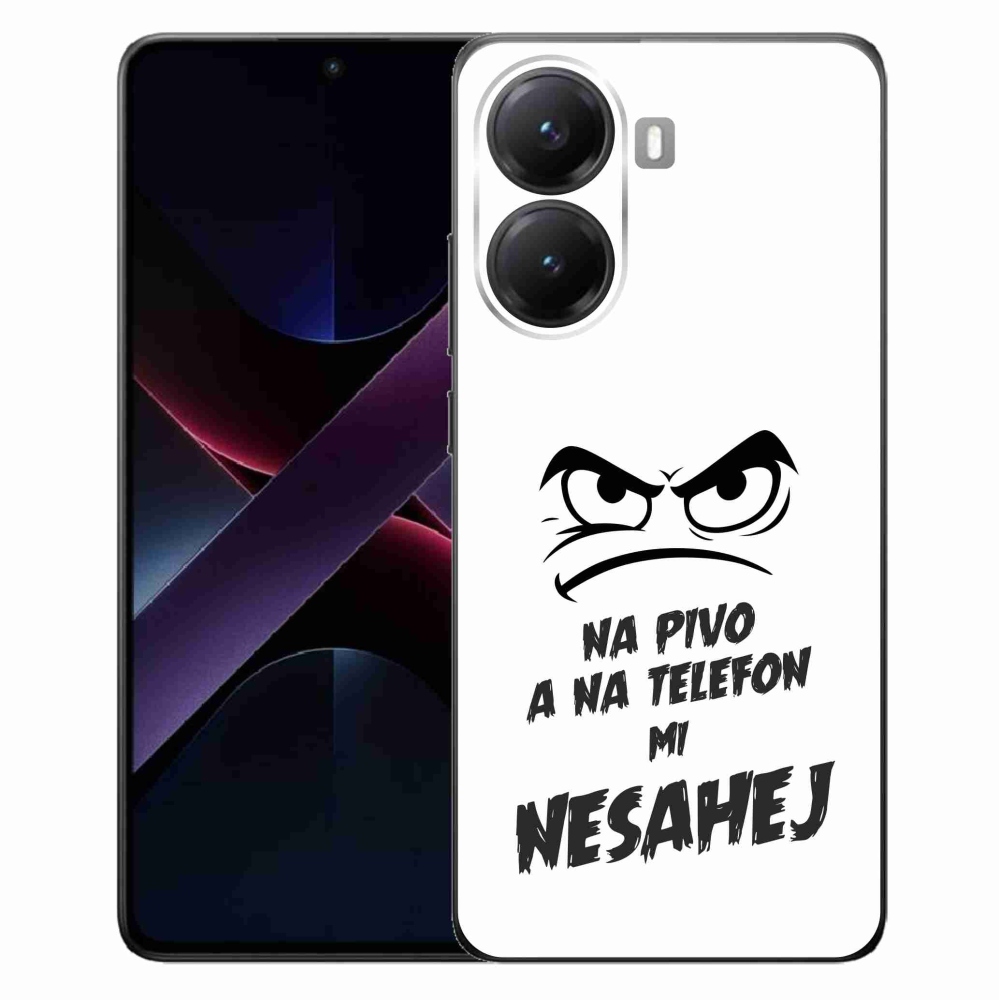 Gél borító mmCase a Xiaomi Poco X7 Pro 5G számára - sör motívum 2 fehér háttér