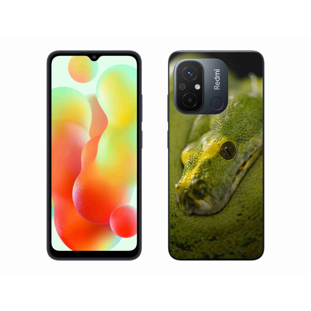 Gél borítás mmCase a Xiaomi Redmi 12C-hez - kígyó 2