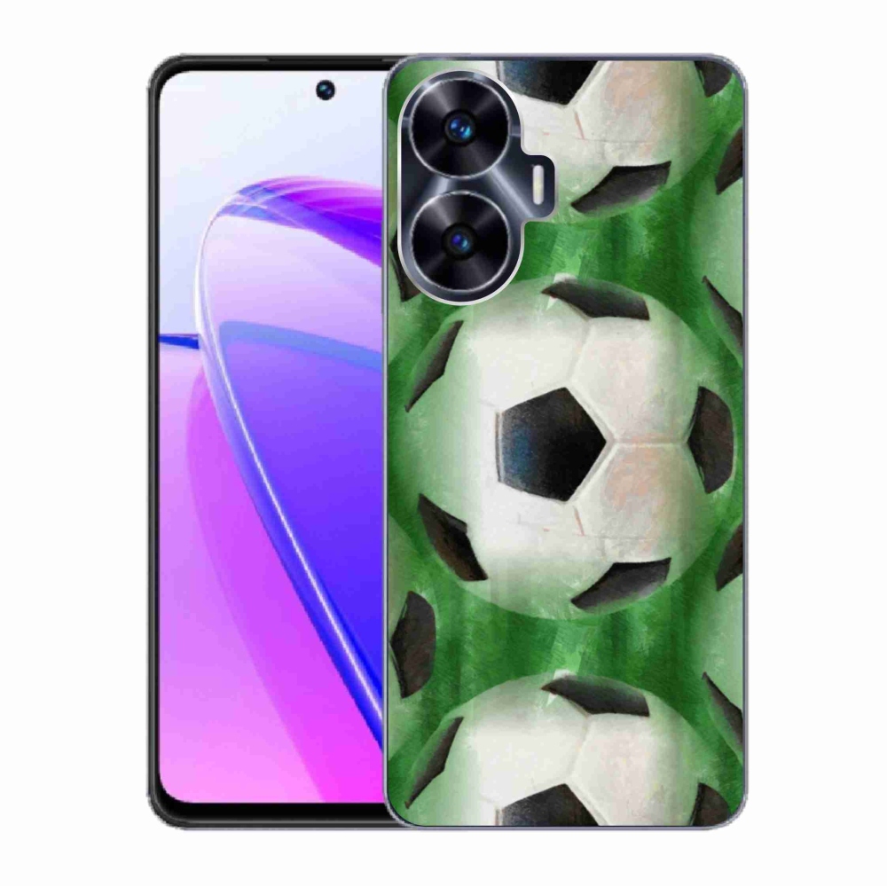 Gél borítás mmCase a Realme C55 készülékhez - focilabda