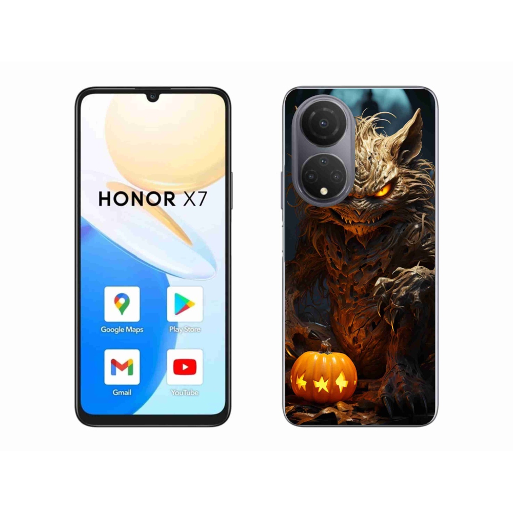 Gél borítás mmCase a Honor X7-hez - Halloween szörnyeteg