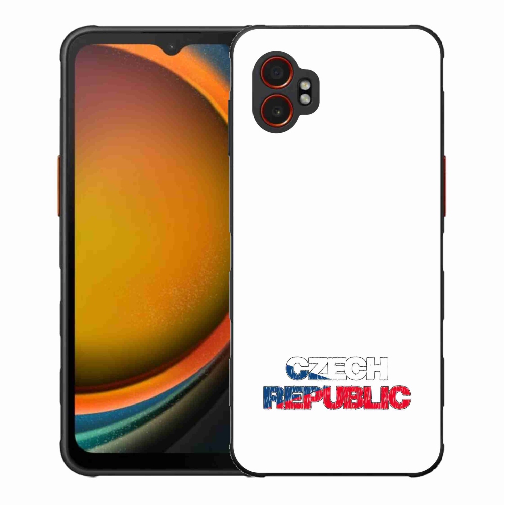 Gél borító mmCase Samsung Galaxy Xcover 7 Pro - Csehország fehér háttér