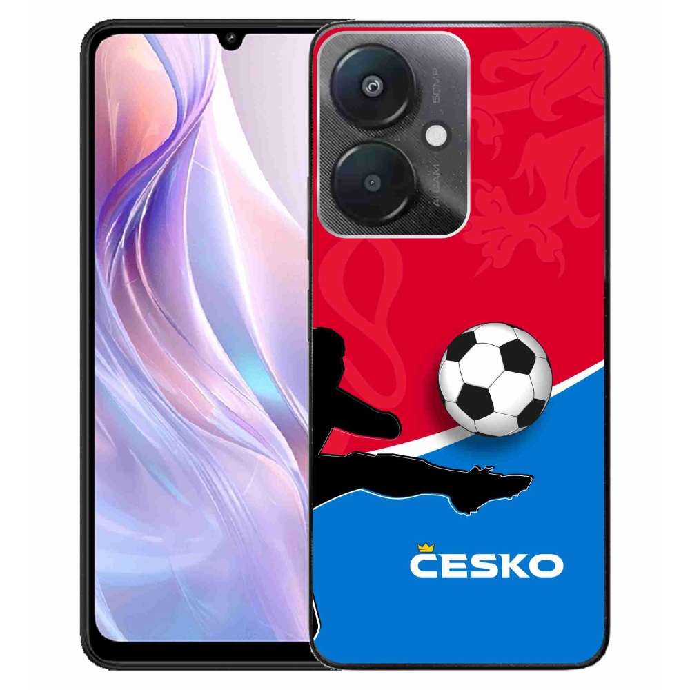 Gél borítás mmCase a Xiaomi Redmi 13C 5G - futball Csehország 2
