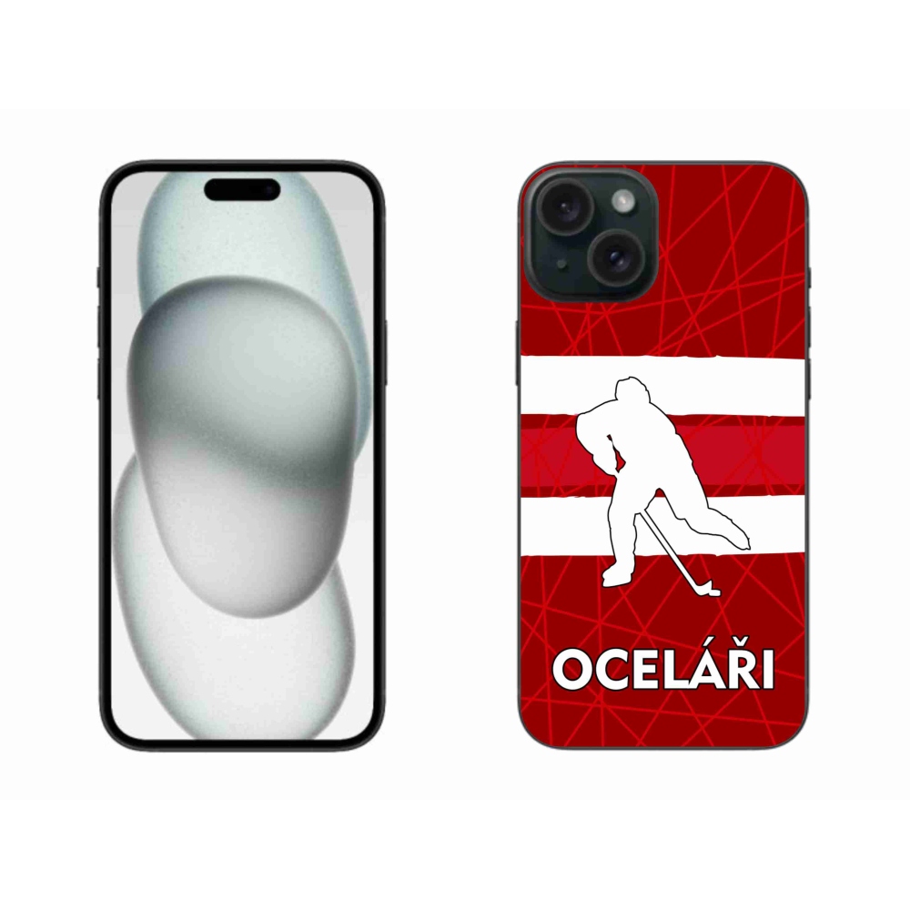 Gél védőburkolat mmCase iPhone 15 Plus készülékhez - Acélszín