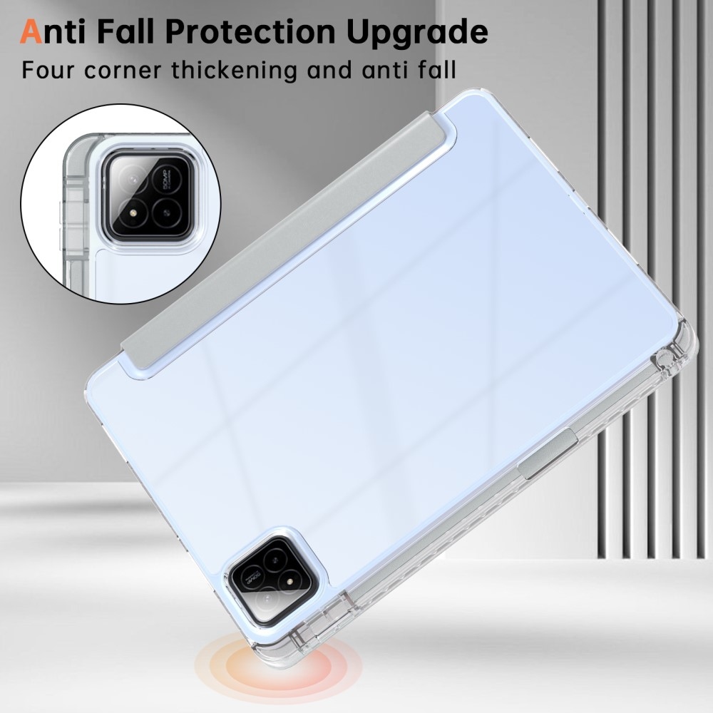 Origami intelligens pozicionáló tok Xiaomi Pad 7/7 Pro táblagéphez - szürke