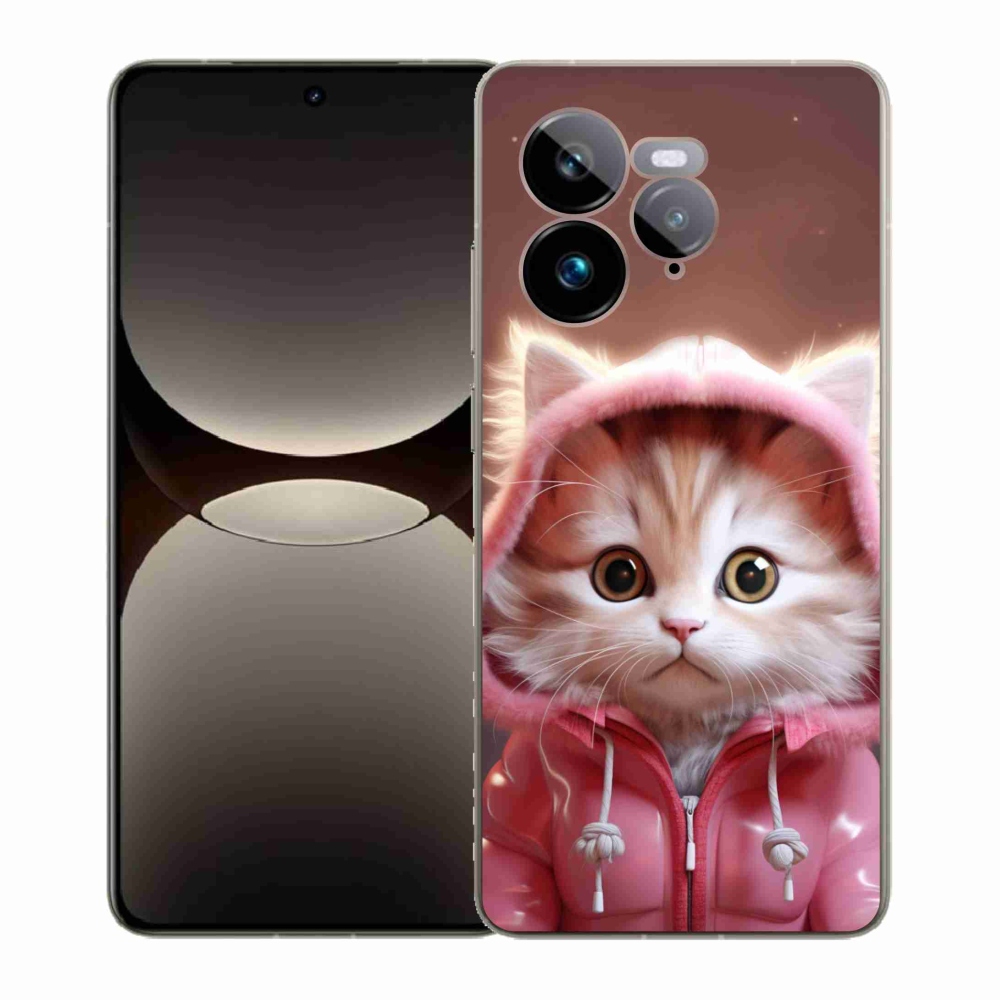 Gél borítás mmCase a Realme GT 7 Pro 5G-n - aranyos cica 3