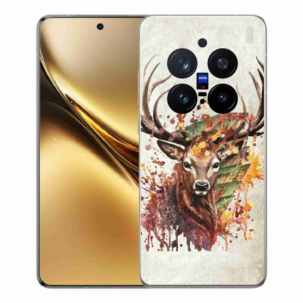 Zselés borítás mmCase a Vivo X200 Pro 5G készülékhez - szarvas 1