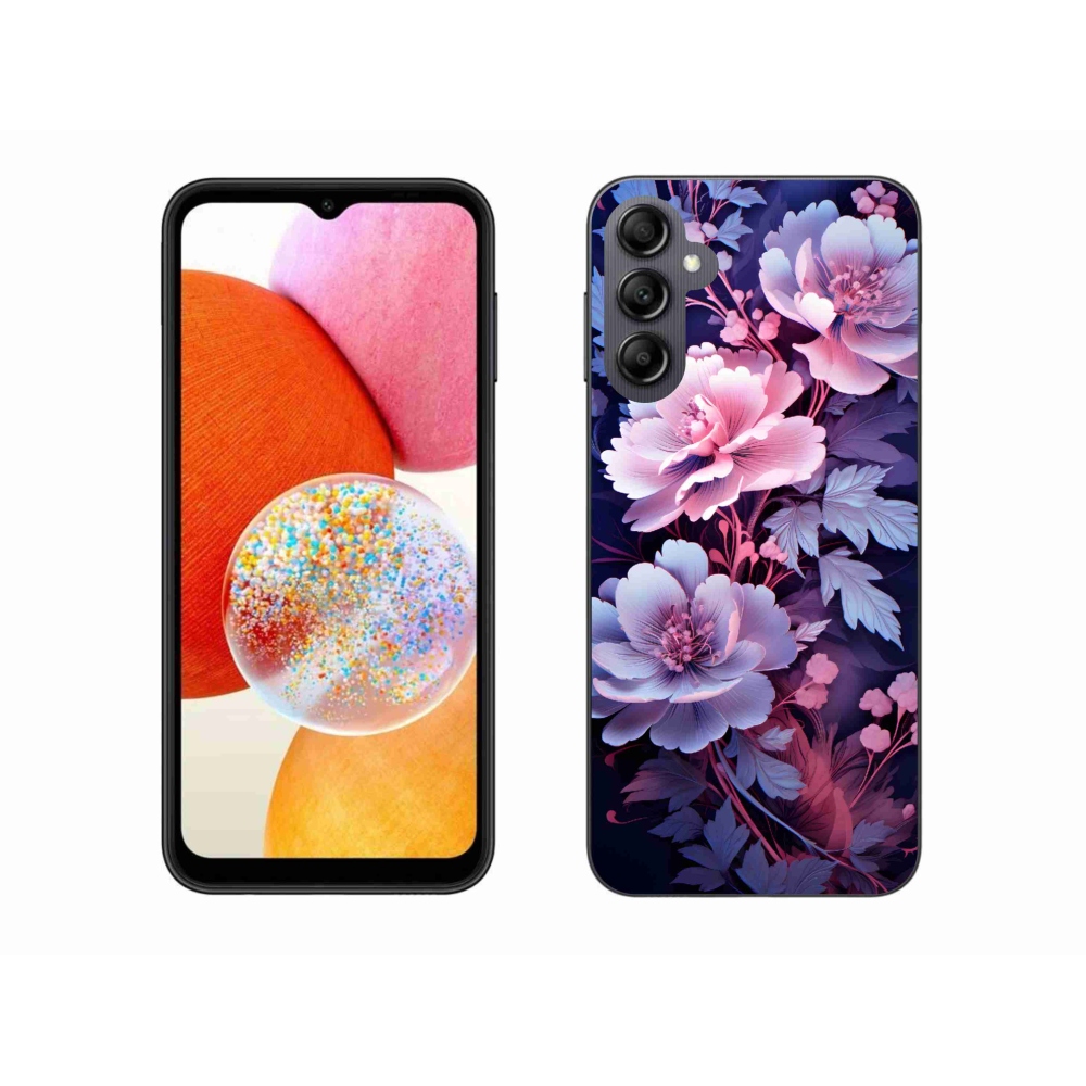 Gél borító mmCase Samsung Galaxy A14 4G/5G - virágok 11