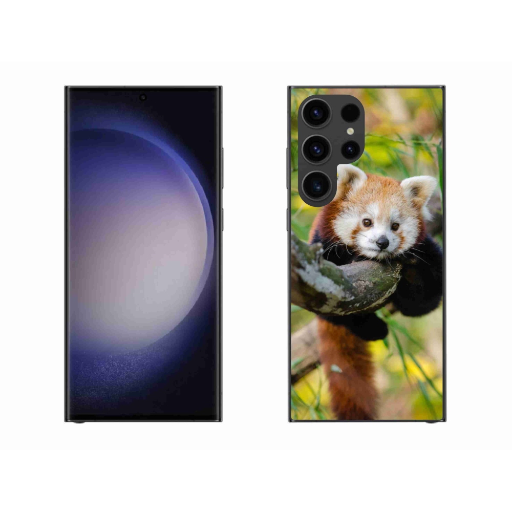 Zselés borítás mmCase Samsung Galaxy S23 Ultra 5G - pandavörös