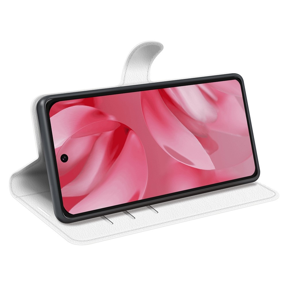 Litchi könyv tok Google Pixel 10 - fehér