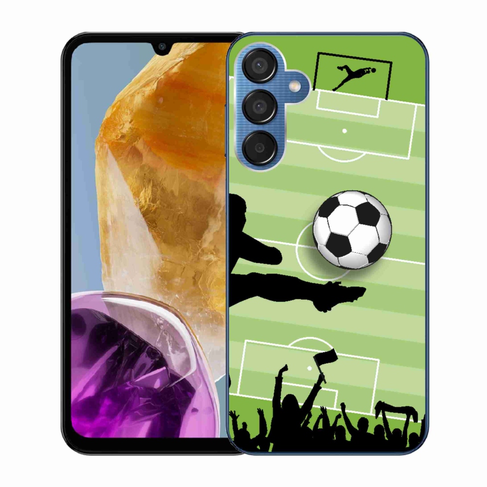 Gél borítás mmCase Samsung Galaxy M15 5G - futball 3