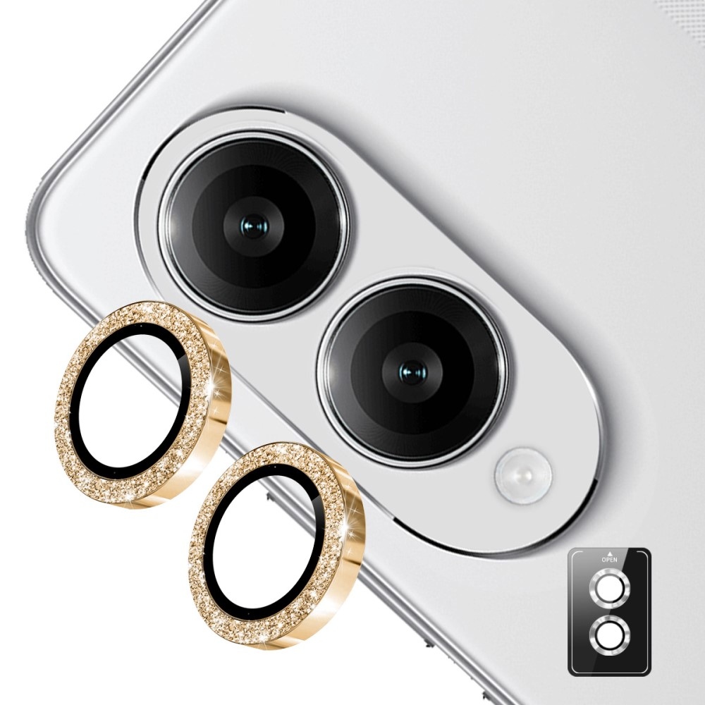 ENK Decor kamera lencse üveg Samsung Galaxy S25 Edge készülékhez (különálló üveg) - arany színű