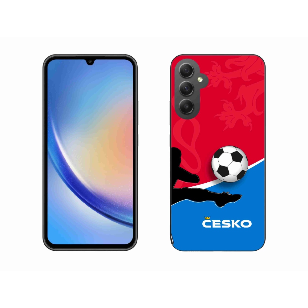 Gél borítás mmCase Samsung Galaxy A34 5G - futball Csehország 2