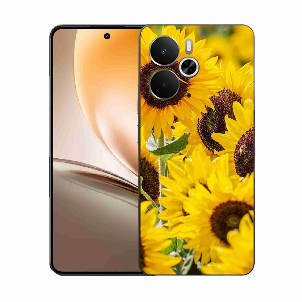 Gél borítás mmCase a Realme 14 5G/14T 5G készülékhez - Napraforgó