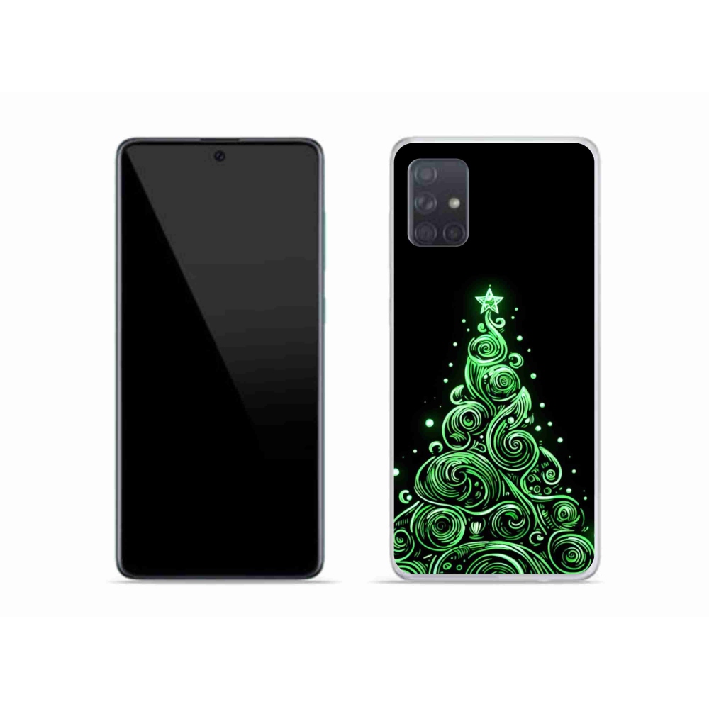 Gél borítás mmCase Samsung Galaxy A51 - neon karácsonyfa 3