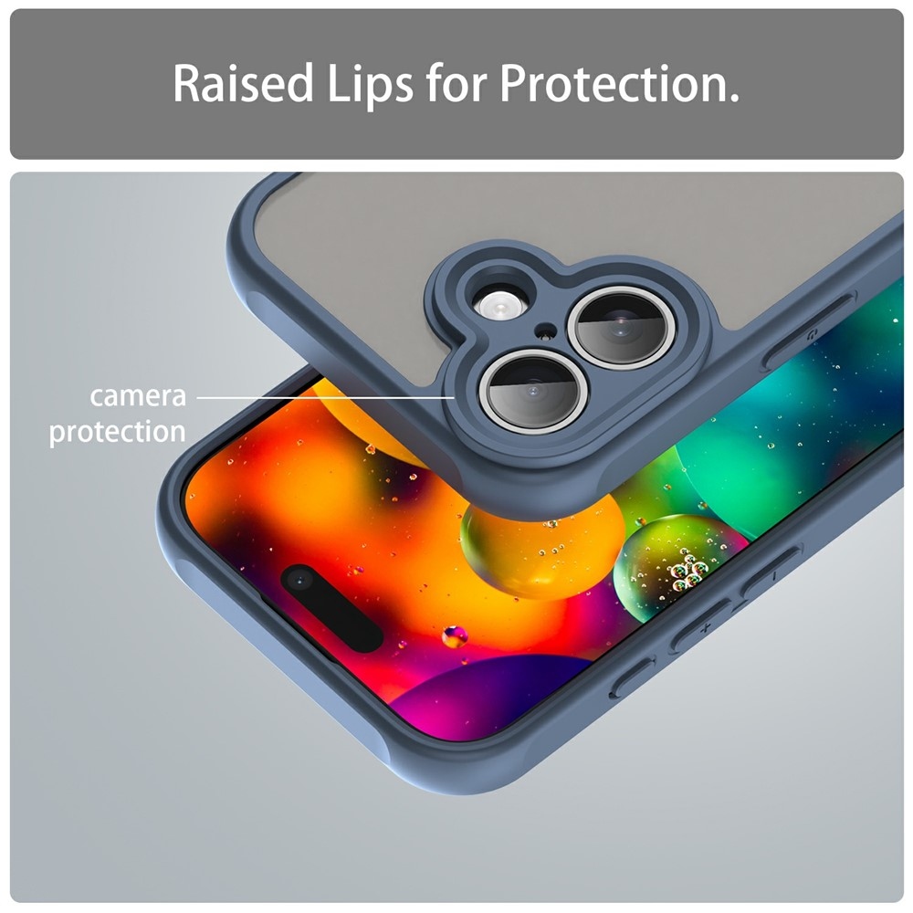 Proof gél tok fix hátlappal iPhone 17 készülékhez - kék