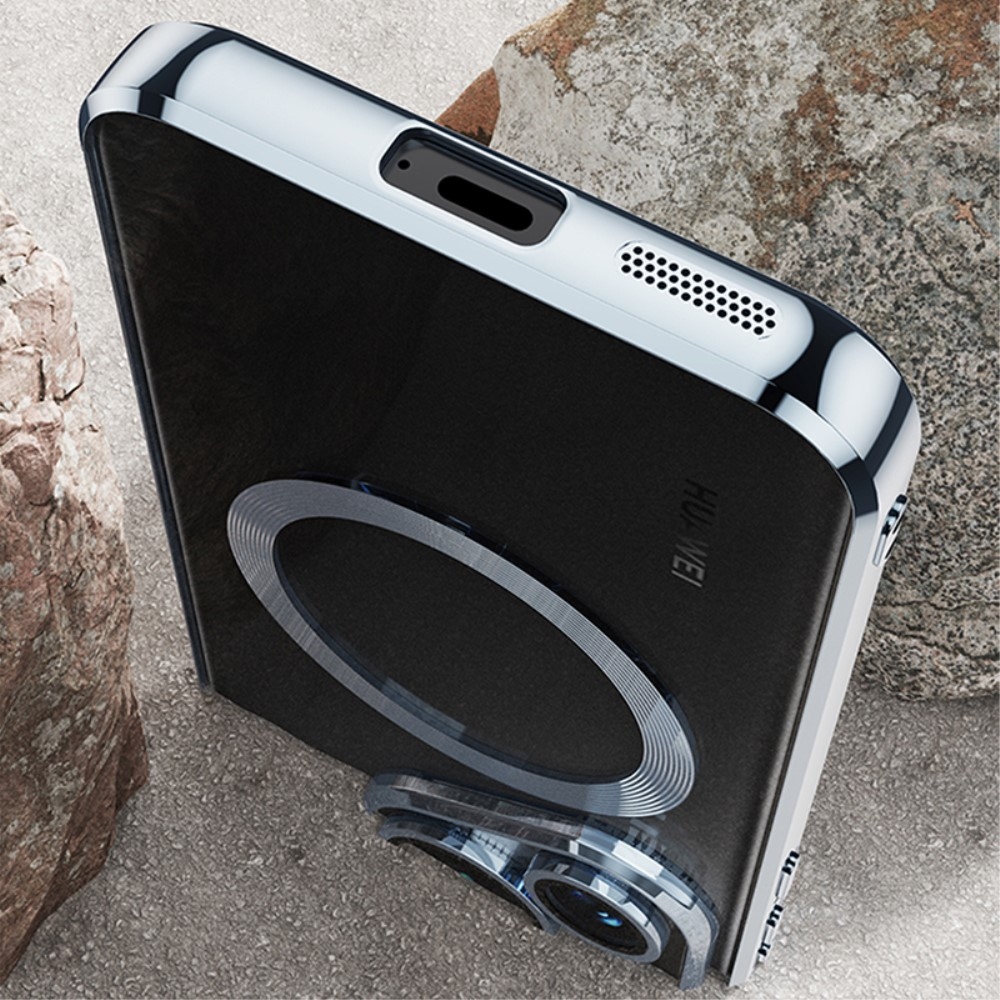 Zselés tok kameravédelemmel és MagSafe támogatással a Huawei Pura 70 készülékhez - kék