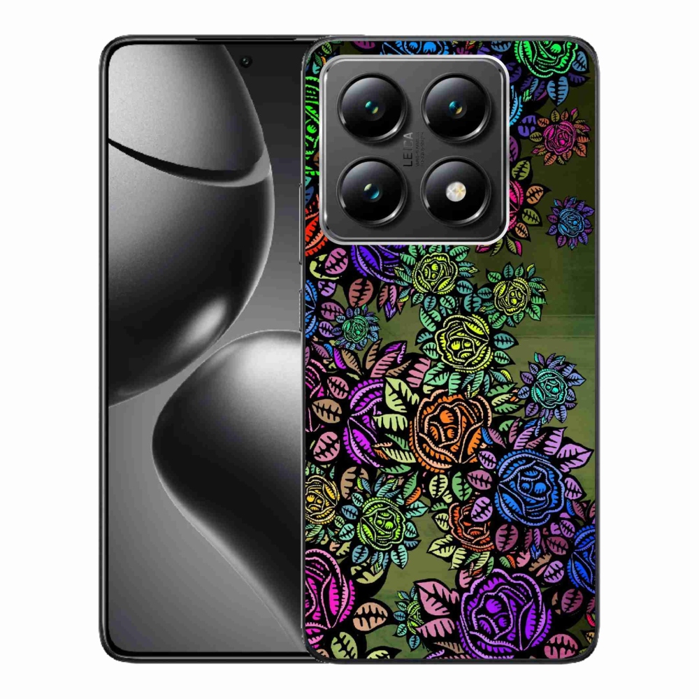 Gél borító mmCase a Xiaomi 14T számára - virágok 6