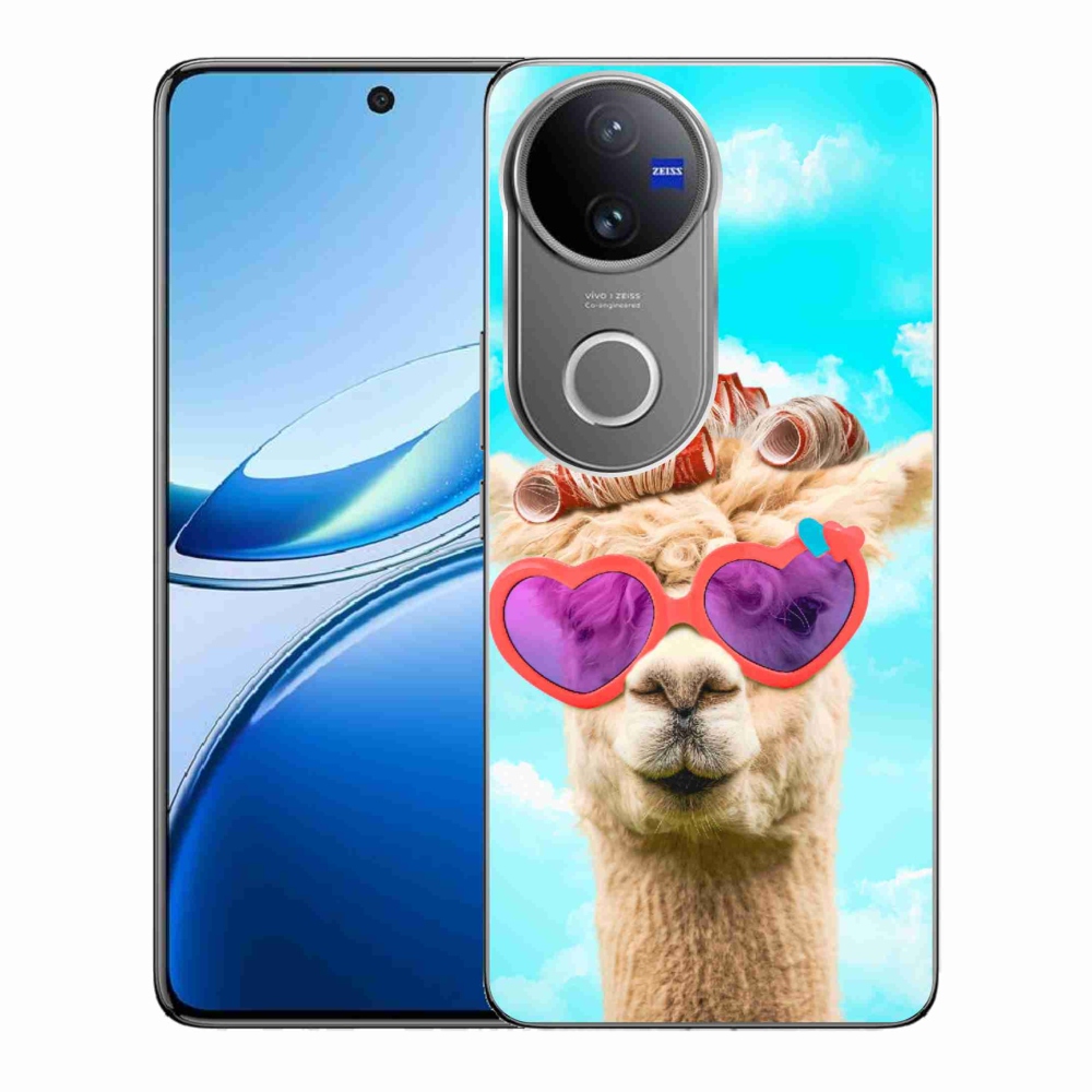 Zselés borítás mmCase a Vivo V50 5G készülékhez - szemüveges láma