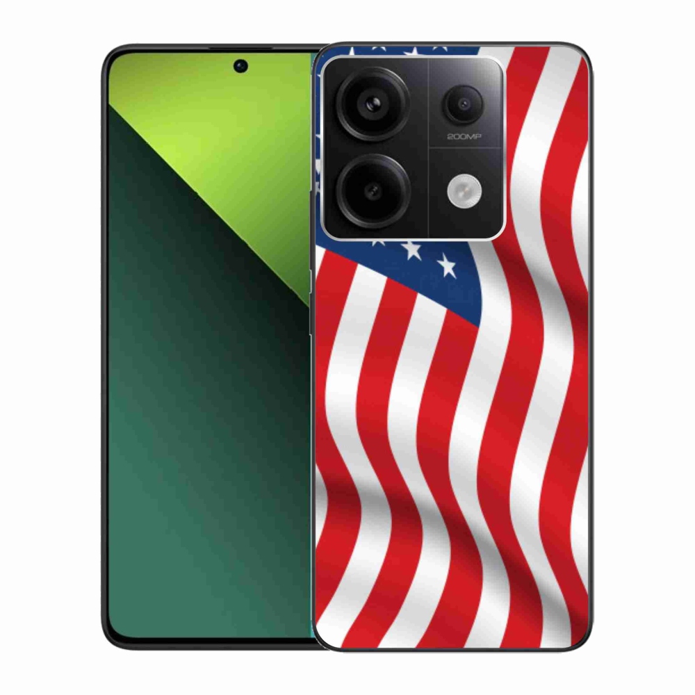 Gél borítás mmCase a Xiaomi Redmi Note 13 Pro 5G/Poco X6 5G - amerikai zászlóhoz