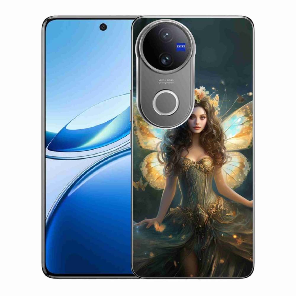 Gél borítás mmCase a Vivo V50 5G készülékhez - pillangó nő