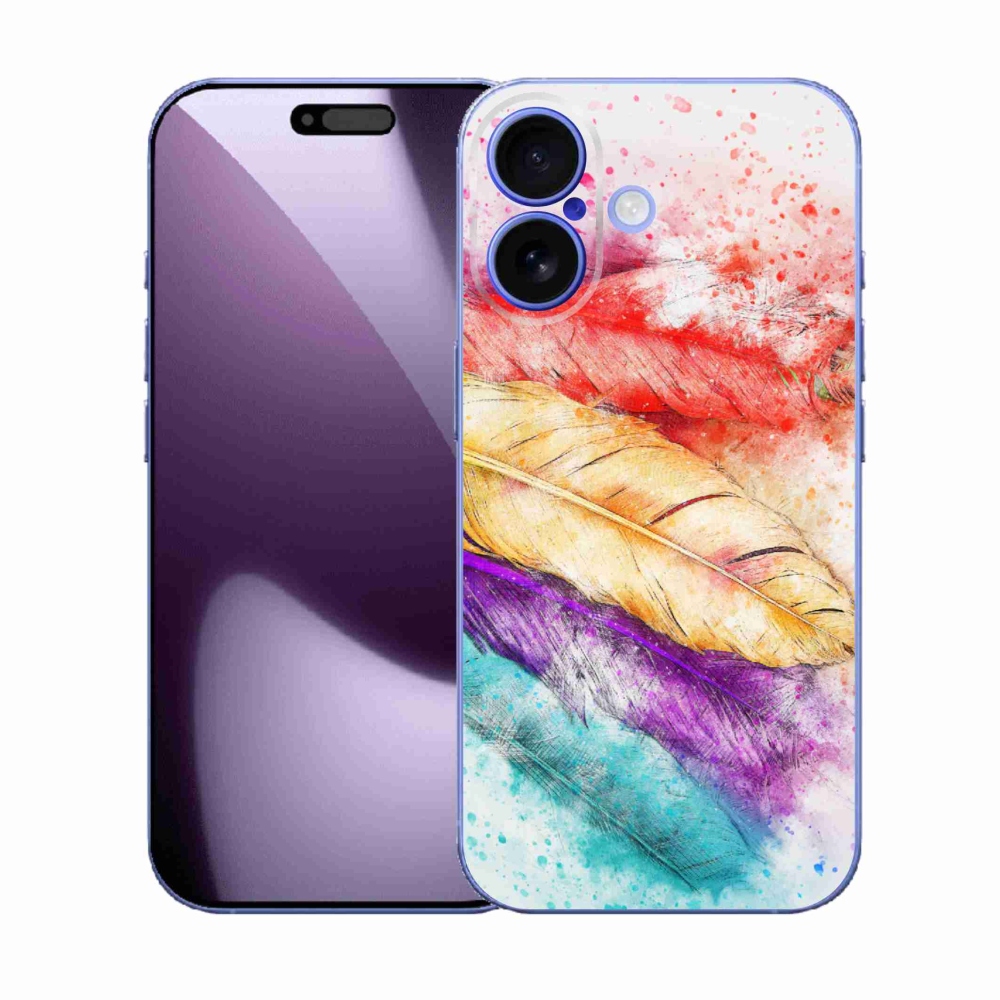 Zselés borítás mmCase iPhone 17 készülékhez - színes toll