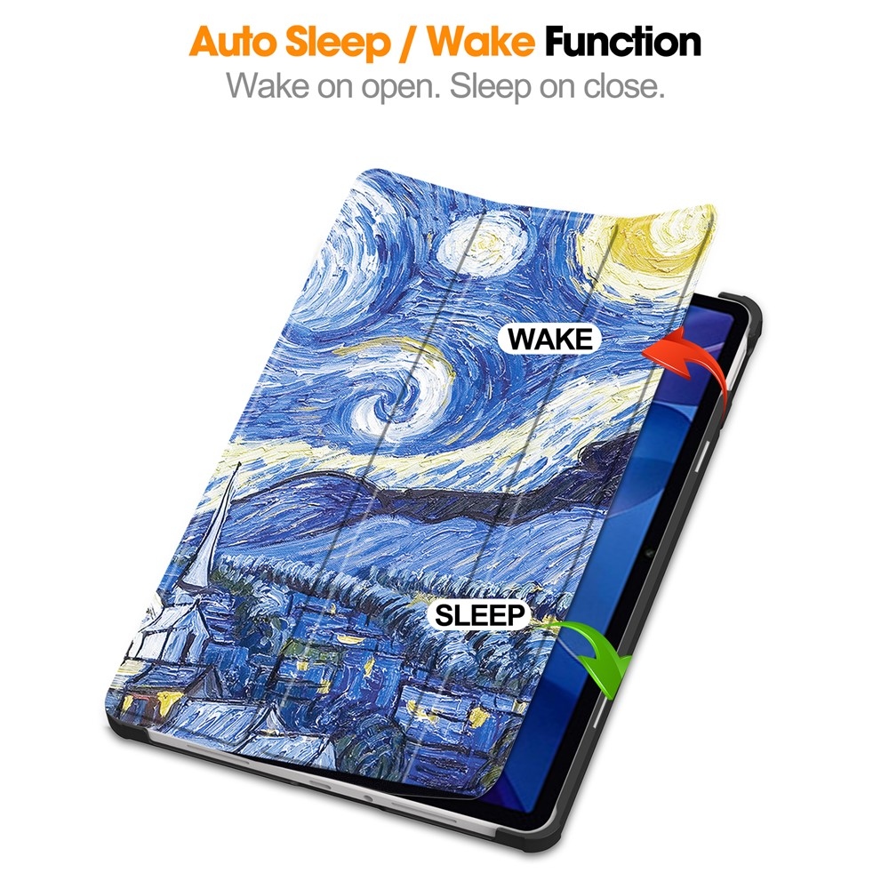 Patte Smart Closing Case for Xiaomi Redmi Pad 2 - Olajfestmény