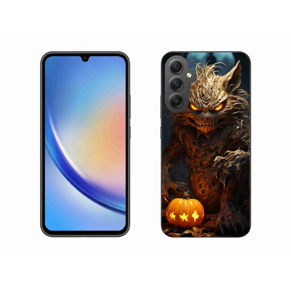 Gél borítás mmCase Samsung Galaxy A34 5G - Halloween szörny - Samsung Galaxy A34 5G - Halloween szörny
