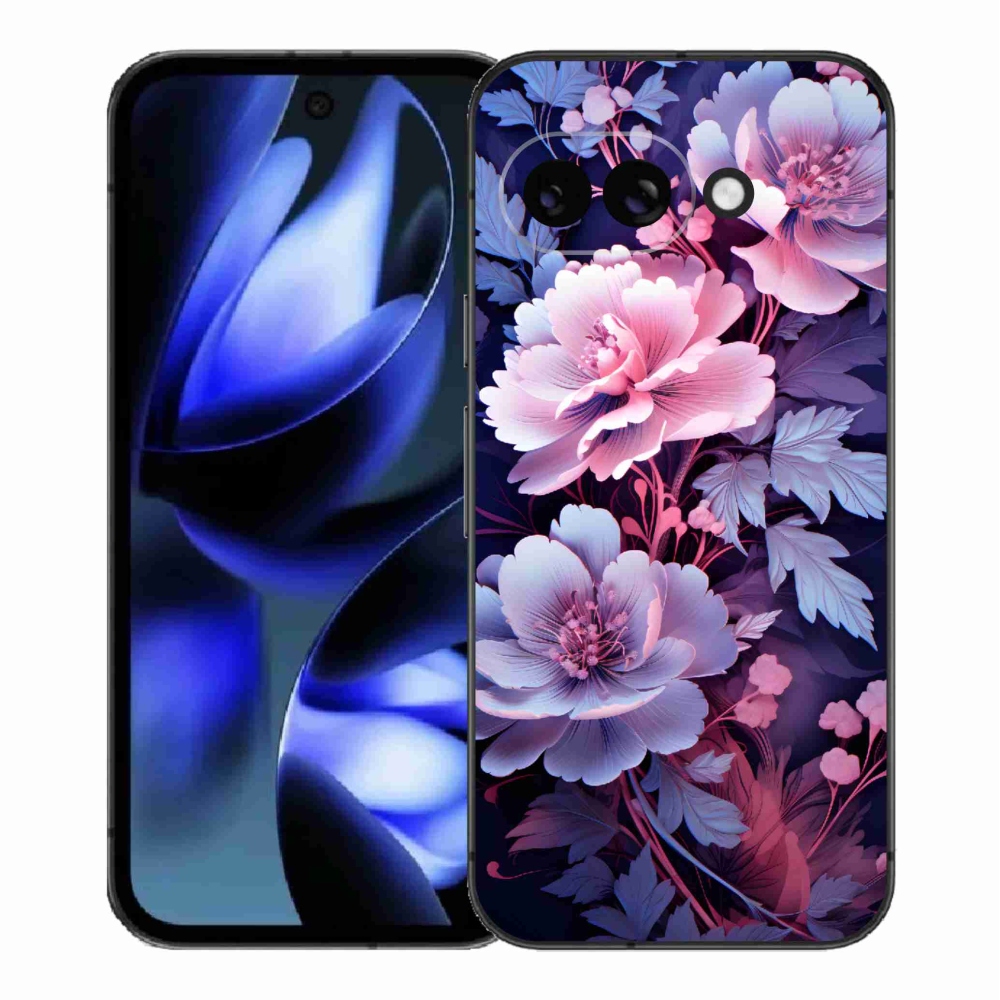 Gél borítás mmCase a Google Pixel 9a számára - virágok 11