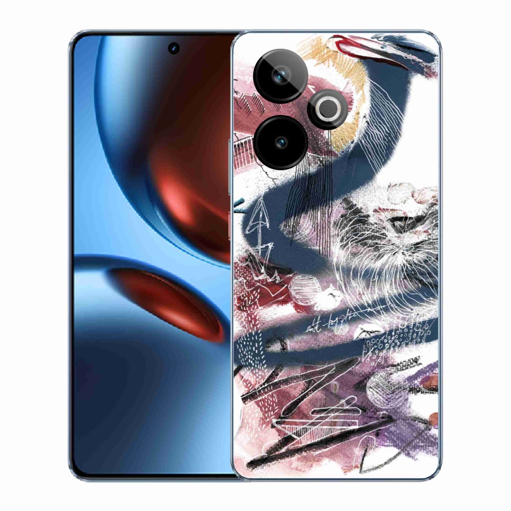 Rugalmas zselés tok mmCase képpel a Realme GT 7 5G/GT 7T 5G számára - absztrakt motívum 28