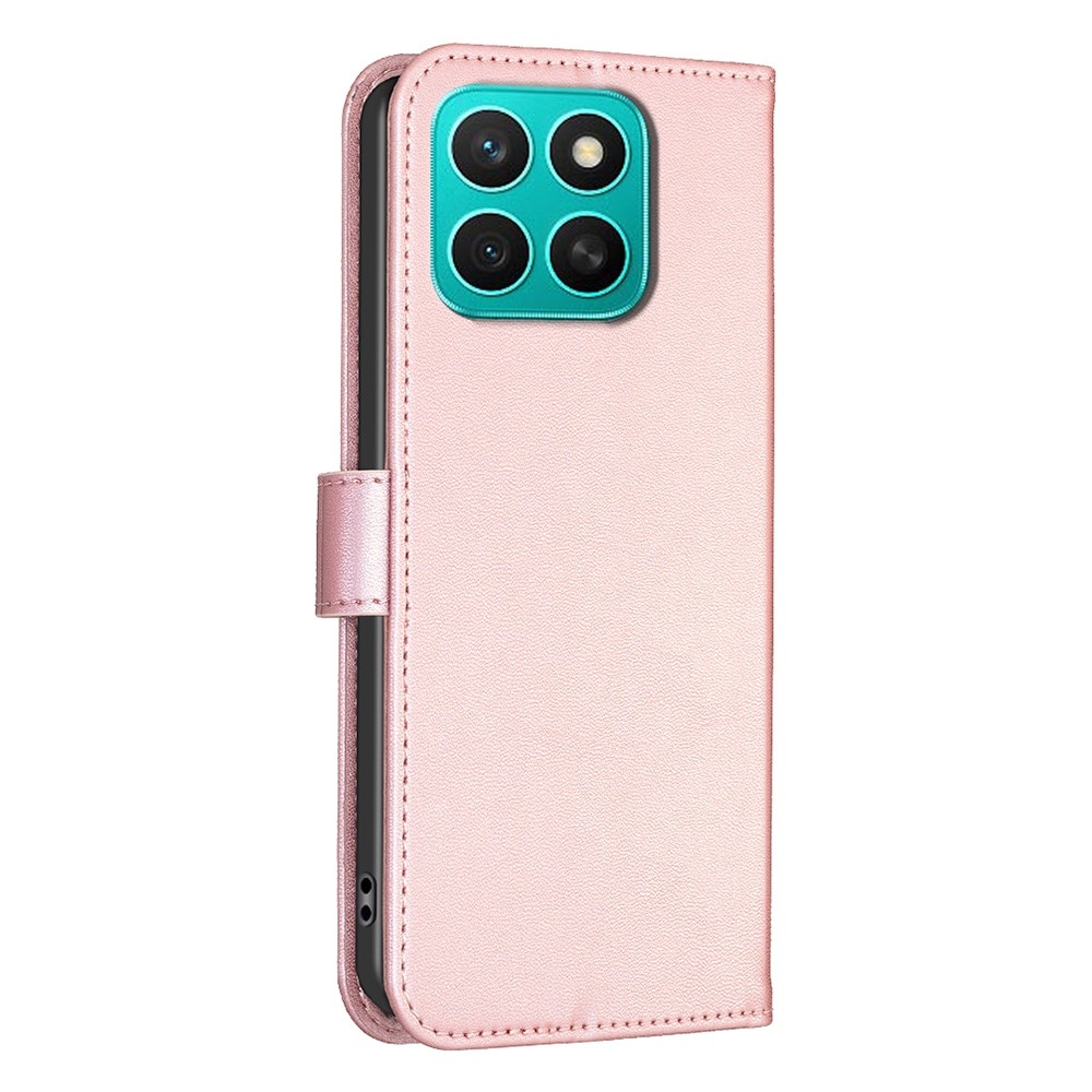 Clover könyv tok Honor X8c-hez - rózsaarany