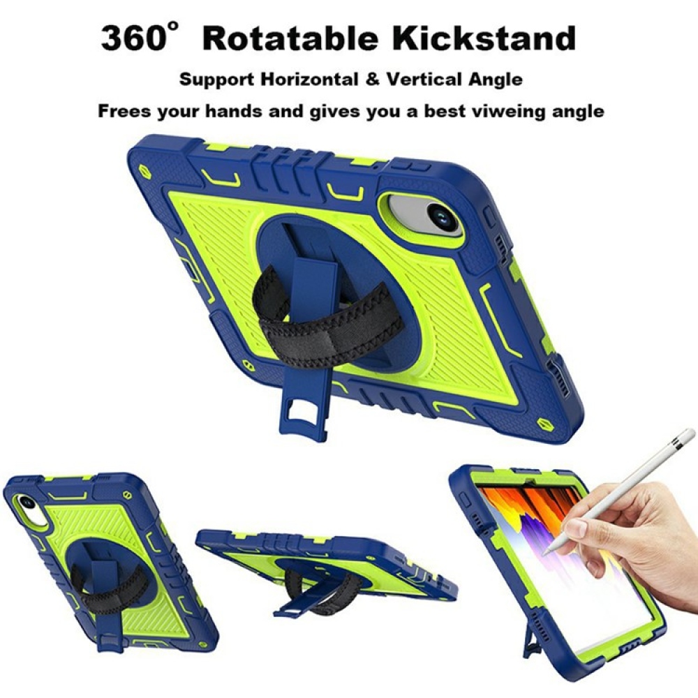 Strape tartós borító kézi fogantyúval és pánttal Xiaomi Redmi Pad 2 - kék/zöld