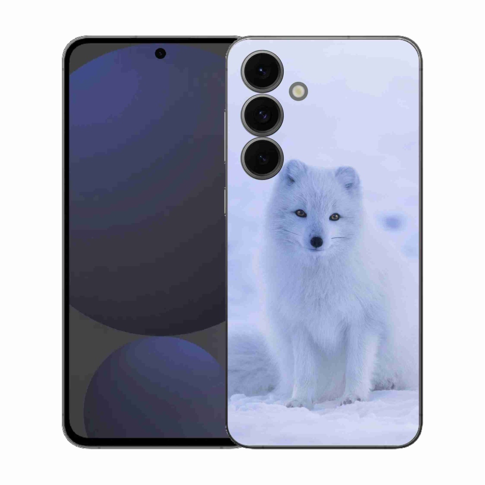 Zselés borítás mmCase Samsung Galaxy S25 FE készülékhez - polár róka